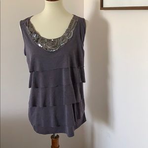 Lavish Sequin sleeveless top